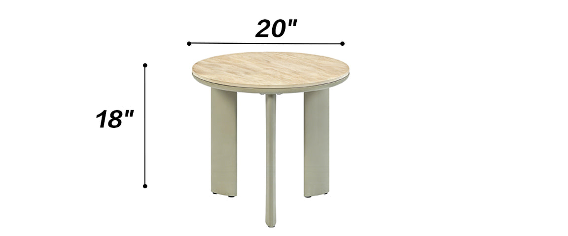 Amora Round Coffee Table Set