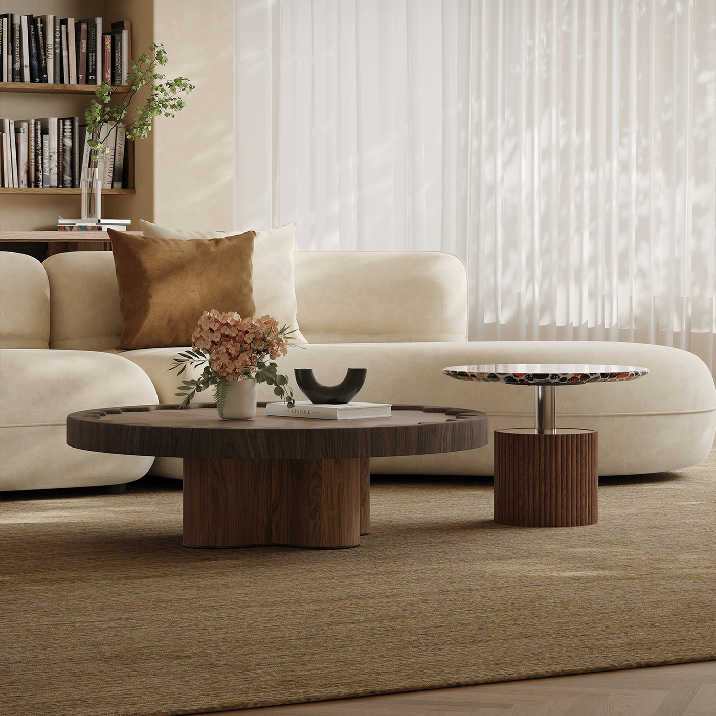 Mosaic Bloom Coffee Table Set