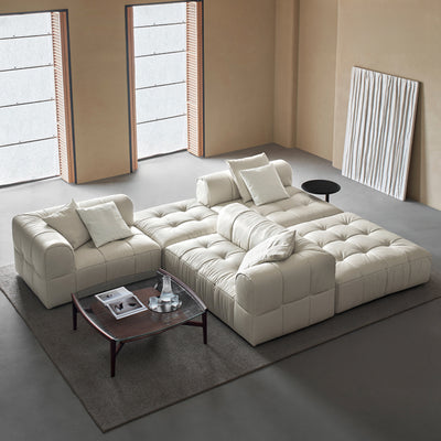 Kieayla Mino Soft Line Modular Sofa-White