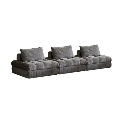 Block Modular White Sectional-Gray