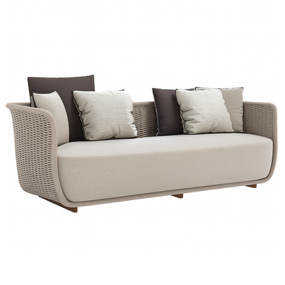 Laguna Outdoor Wicker Sofa Set with Cushions