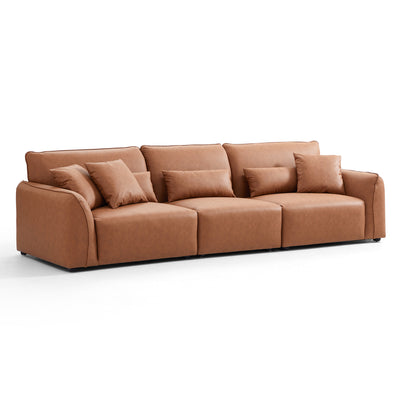 Milano Moda Minimalist Brown Sofa