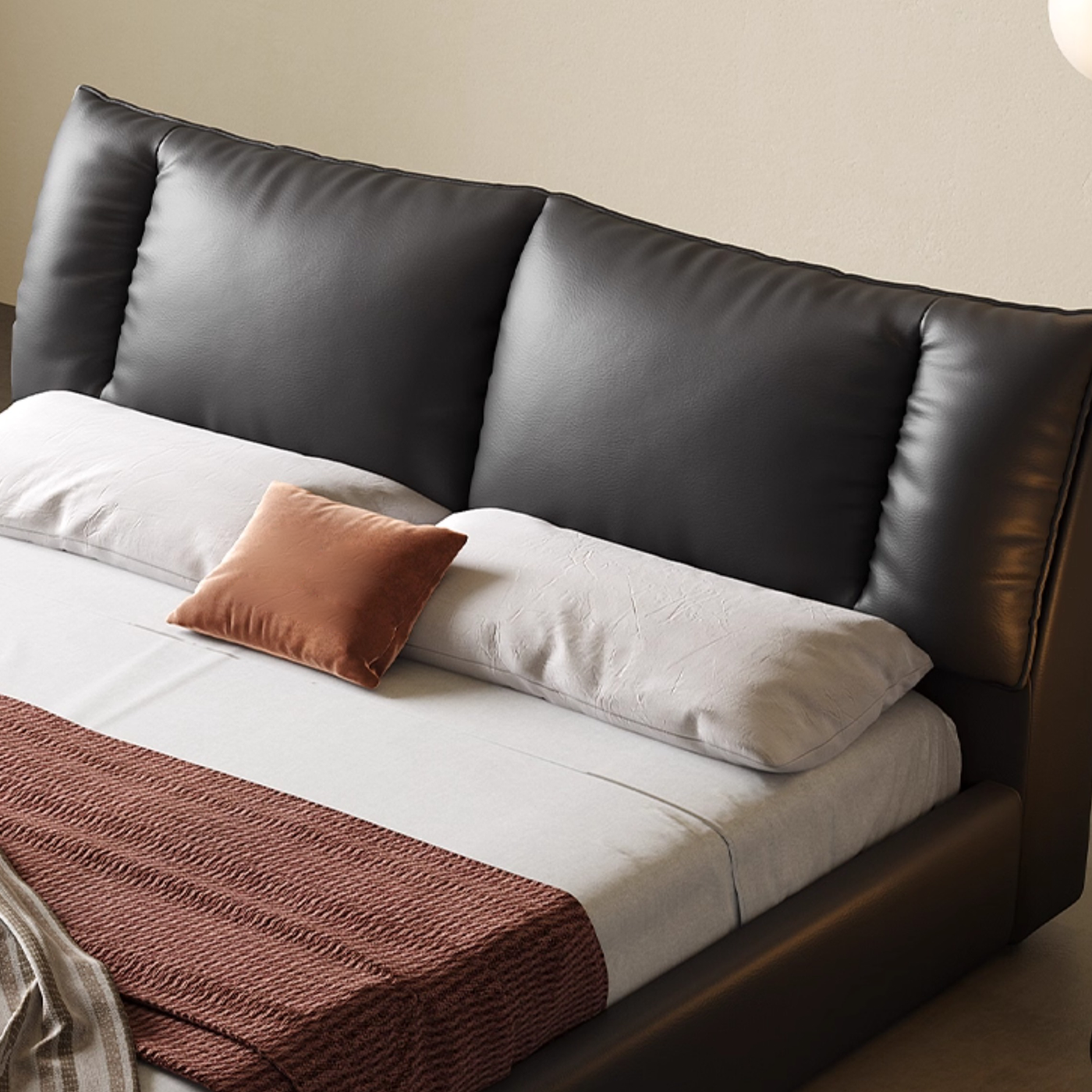 Sailboat Modern Leather Bed