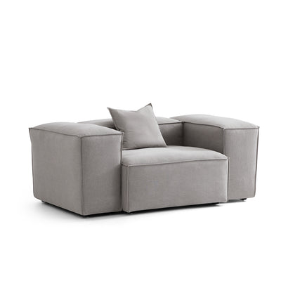 Freedom Modular Accent Armchair-New Gray-High