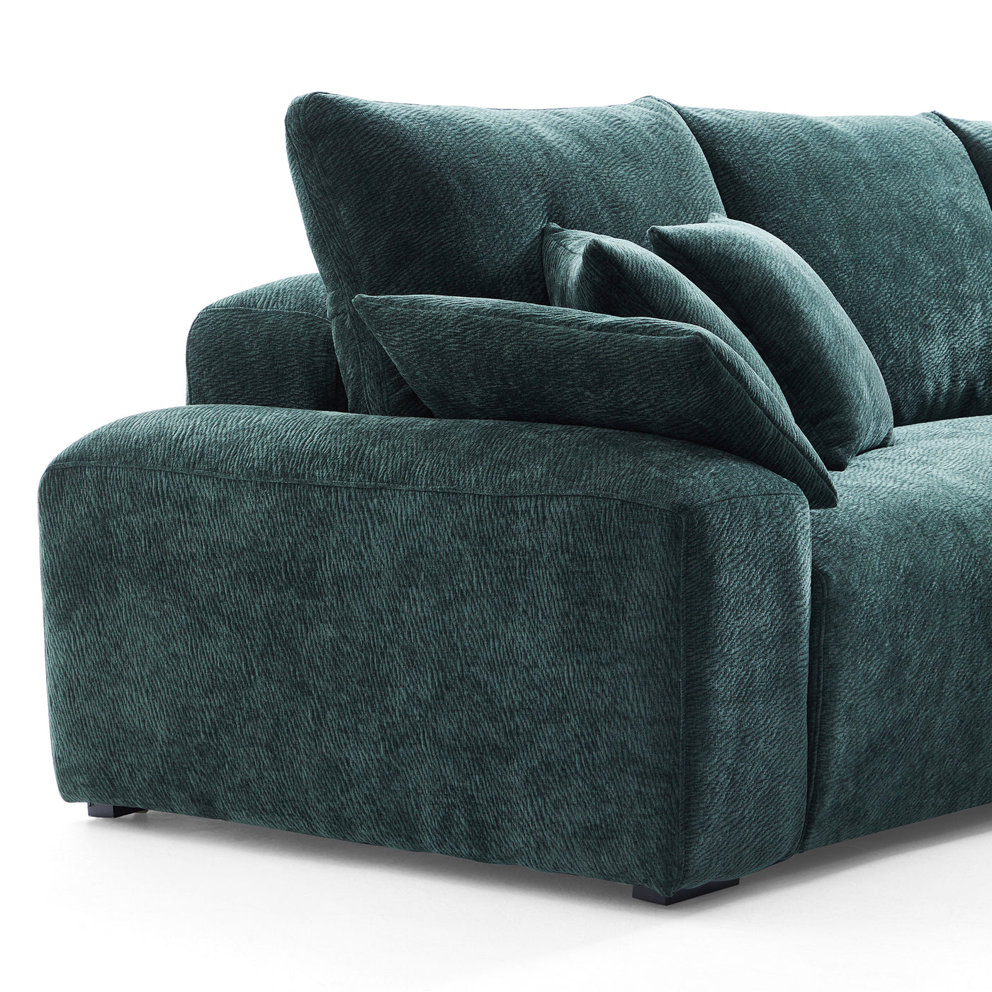 The Empress Green Sofa and Ottoman-Green