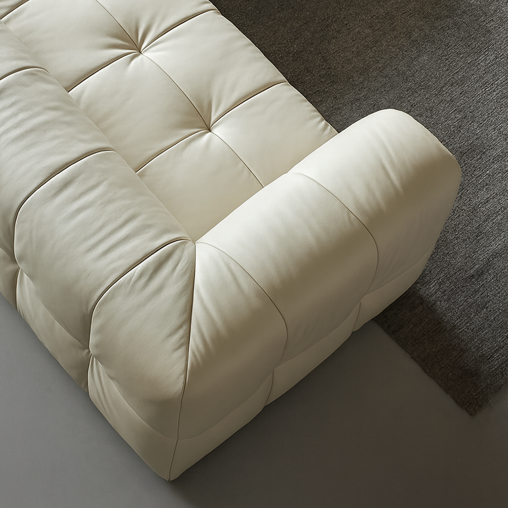 Kieayla Mino Soft Line Modular Sofa-White