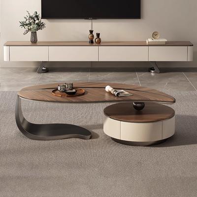 Leaf Curved Coffee Table Set