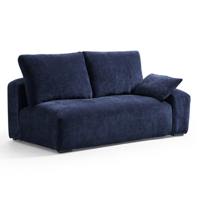 The Empress Green U Shaped Sectional-Navy Blue