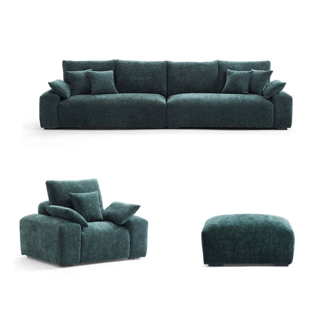 The Empress Green Sofa Set-hidden
