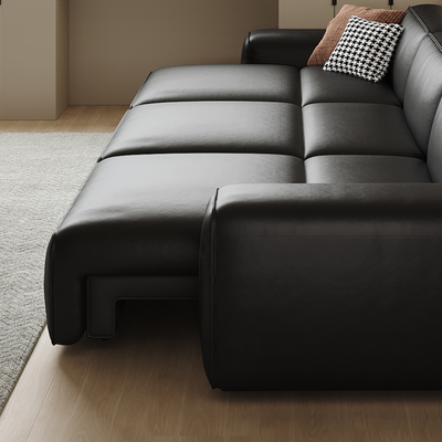 Domus Leather Power Sleeper Sofa