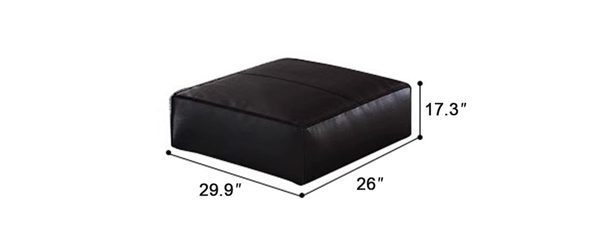 Brownie Modern Luxe Leather Sofa