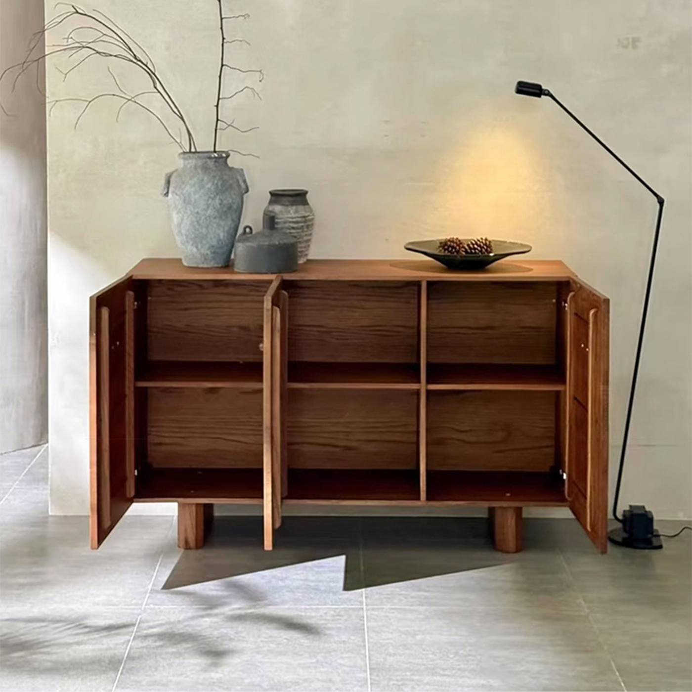 Carrollton Solid Wood Louver Sideboard