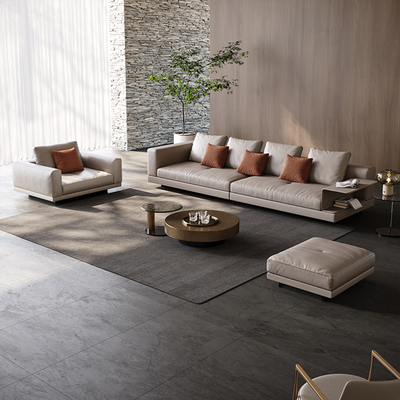 Connery Elevate Floating Leather Sofa