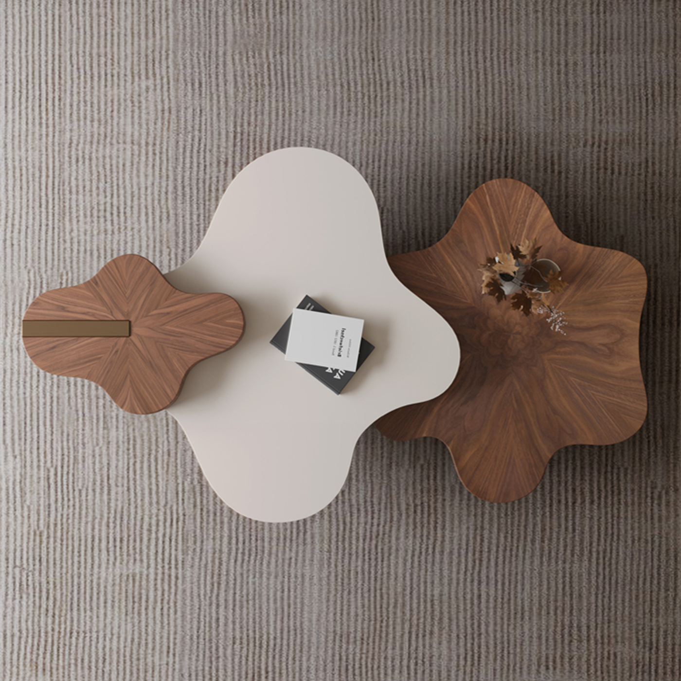 CloudBloom Layered Coffee Table