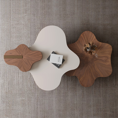 CloudBloom Layered Coffee Table