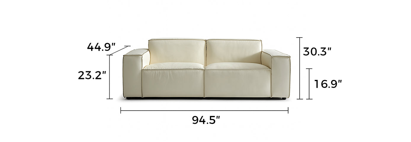 Kendall Italian Top Grain Leather Sofa