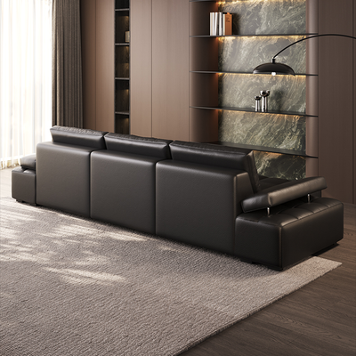 Titan Tufted Leather Electric Sofa Bed