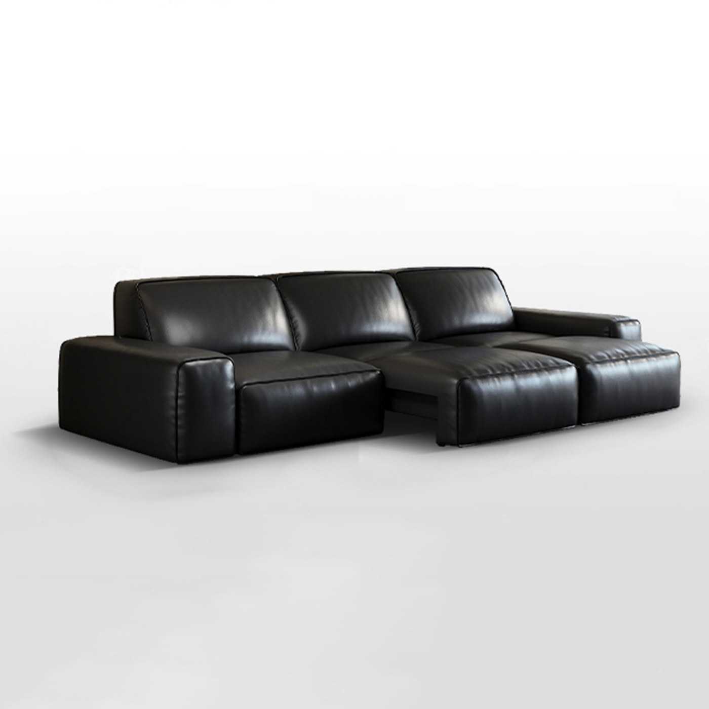 Domus Leather Power Sleeper Sofa