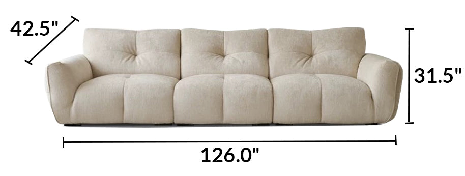 Cocoa Loaf Fabric Sofa