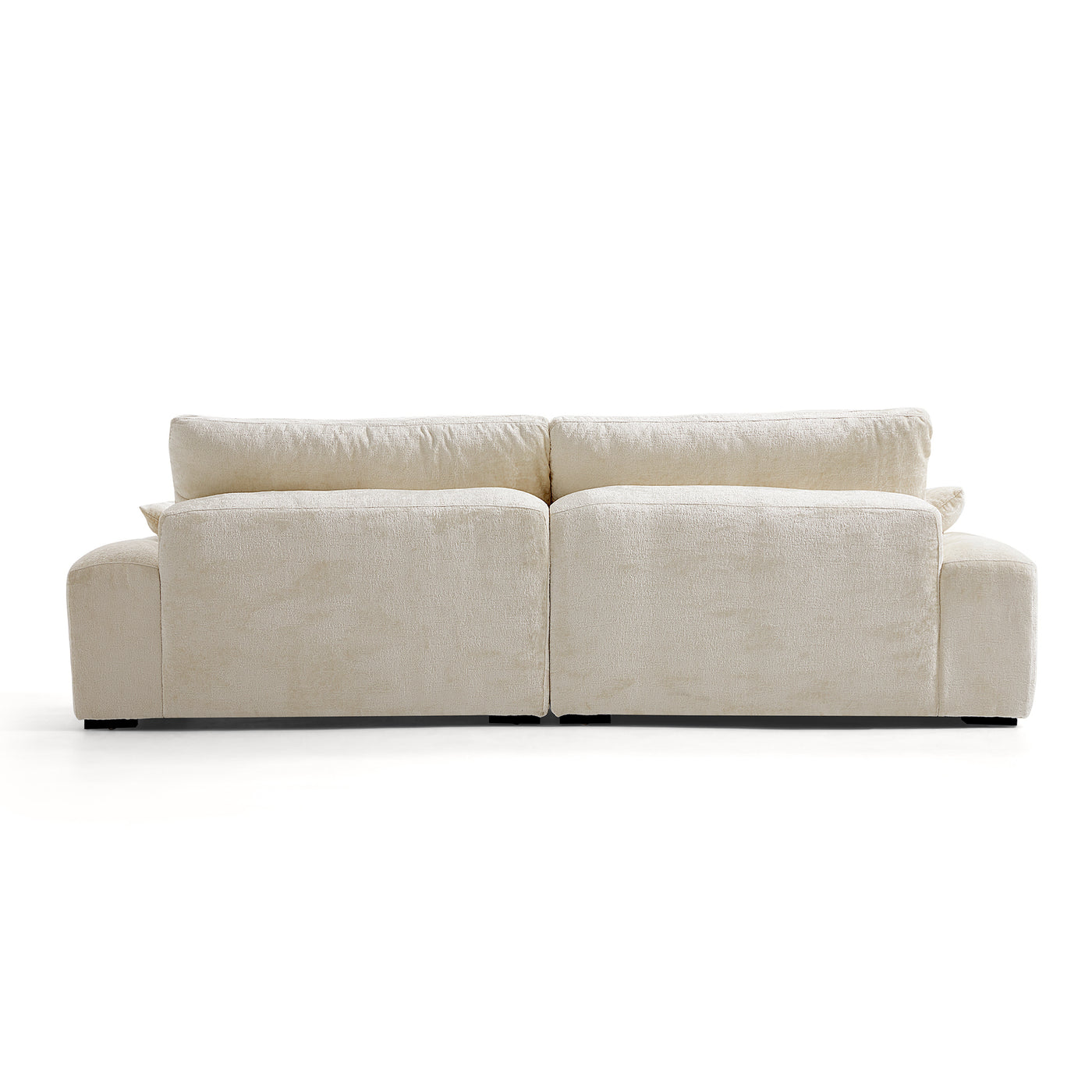 The Empress Beige Sofa-Beige-106.3″