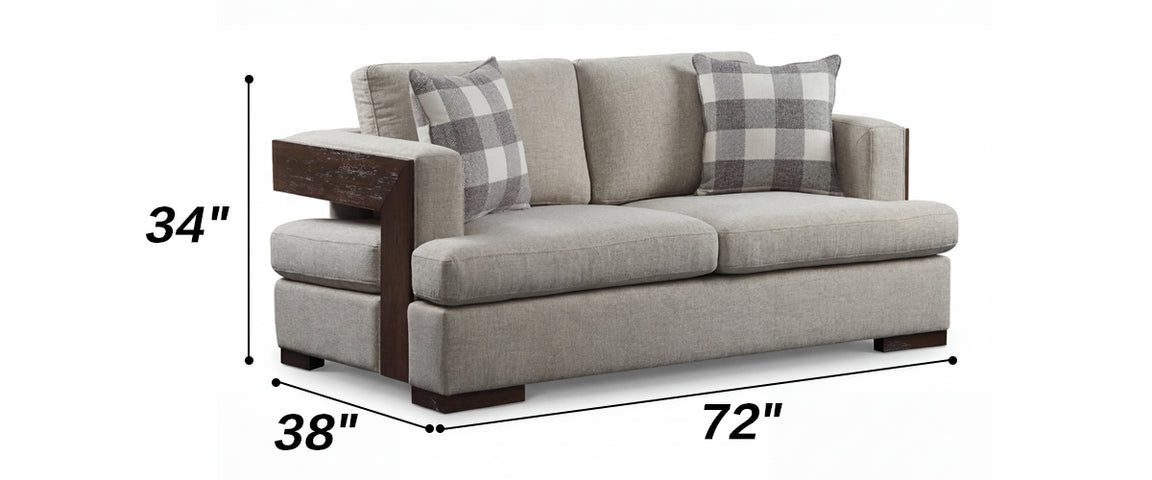 Hixon 3 - Piece Living Room Set