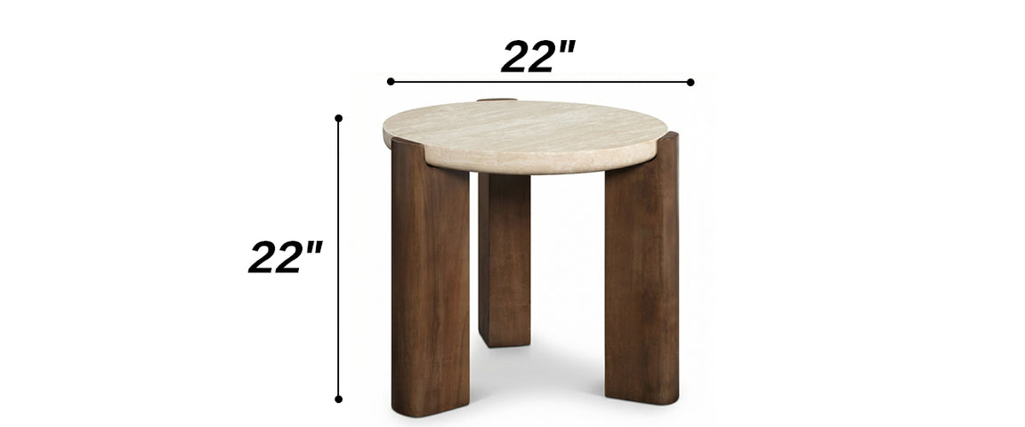 Amaya Round Coffee Table Set