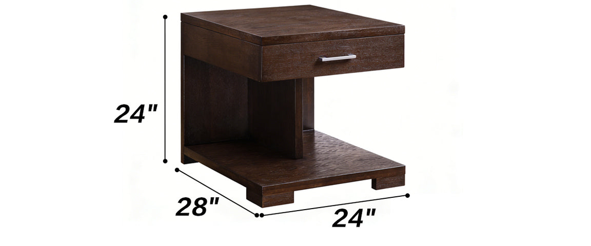 Montvale Solid Wood End Table