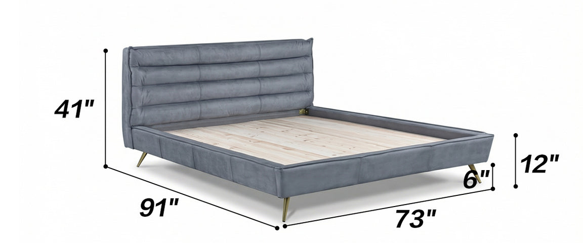 Seville Upholstered Panel Bed