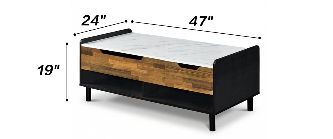 Grovyn Rectangle Coffee Table with Lift Top
