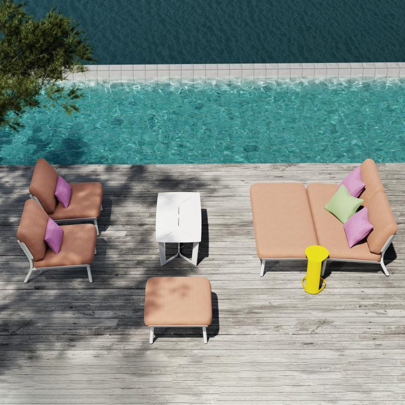 Riviera Terrace Ourdoor Lounge Set