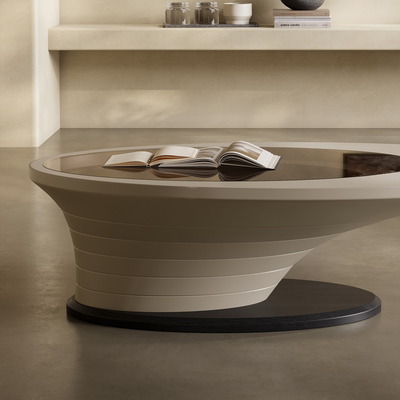 Multi Ring Glass Coffee Table