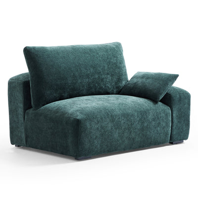 The Empress Green Sofa and Ottoman-Green