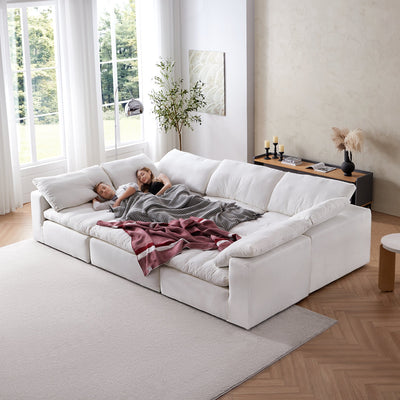 Tender Wabi Sabi Sand Sofa Bed-White