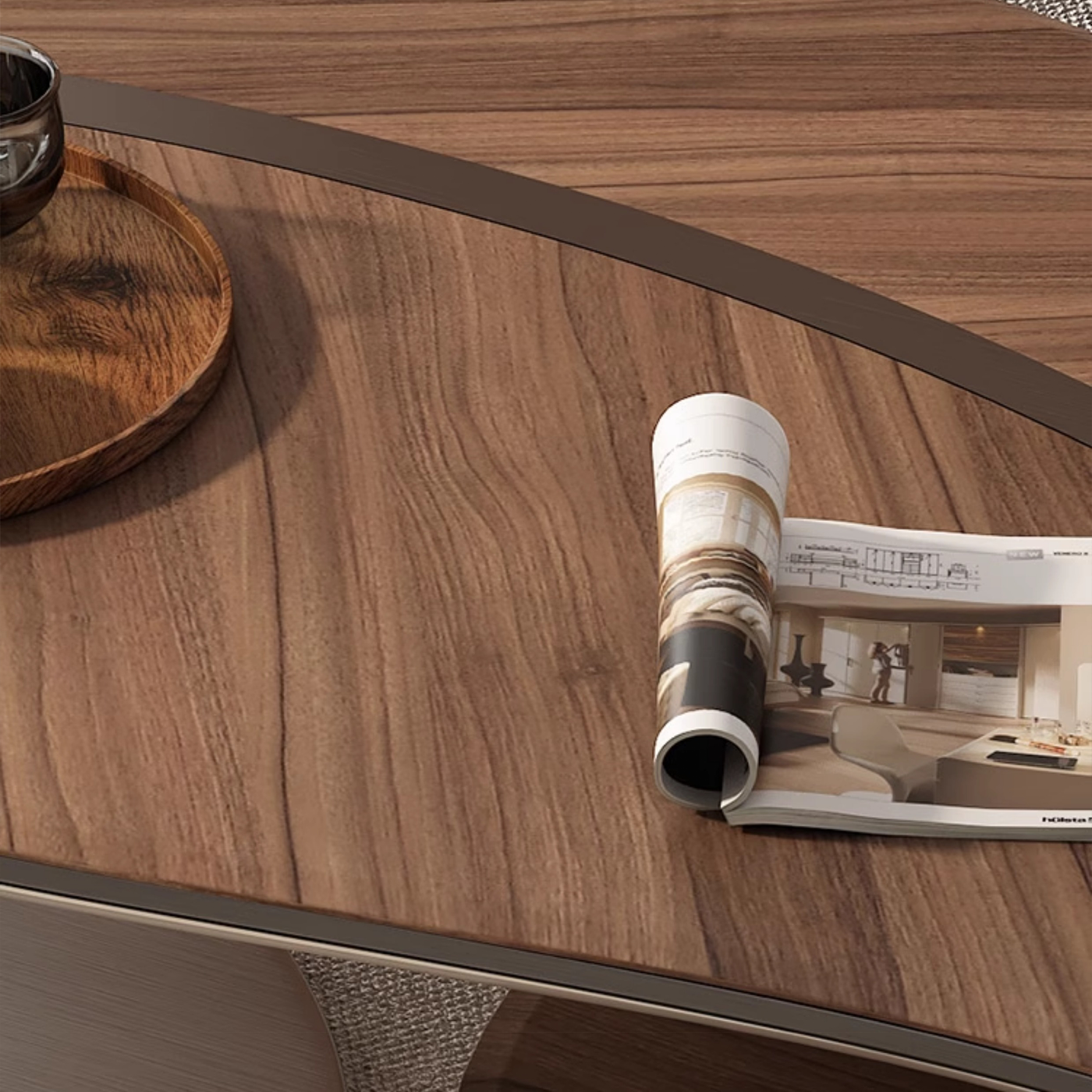 Leaf Curved Coffee Table Set