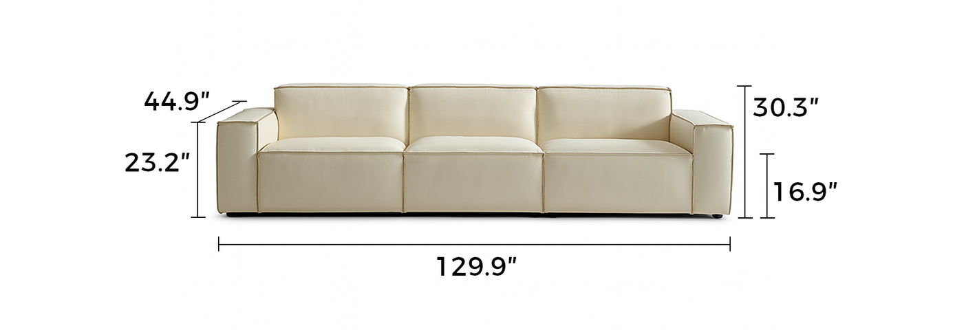 Kendall Italian Top Grain Leather Sofa