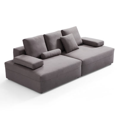 Composition Wabi Sabi Gray Sofa-Gray
