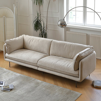 Vanilla Camel Fabric Sofa-Beige