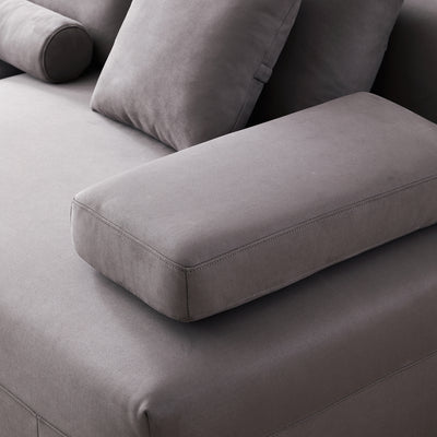 Composition Wabi Sabi Beige Sofa-Gray