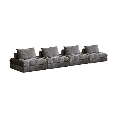 Block Modular White Sectional-Gray