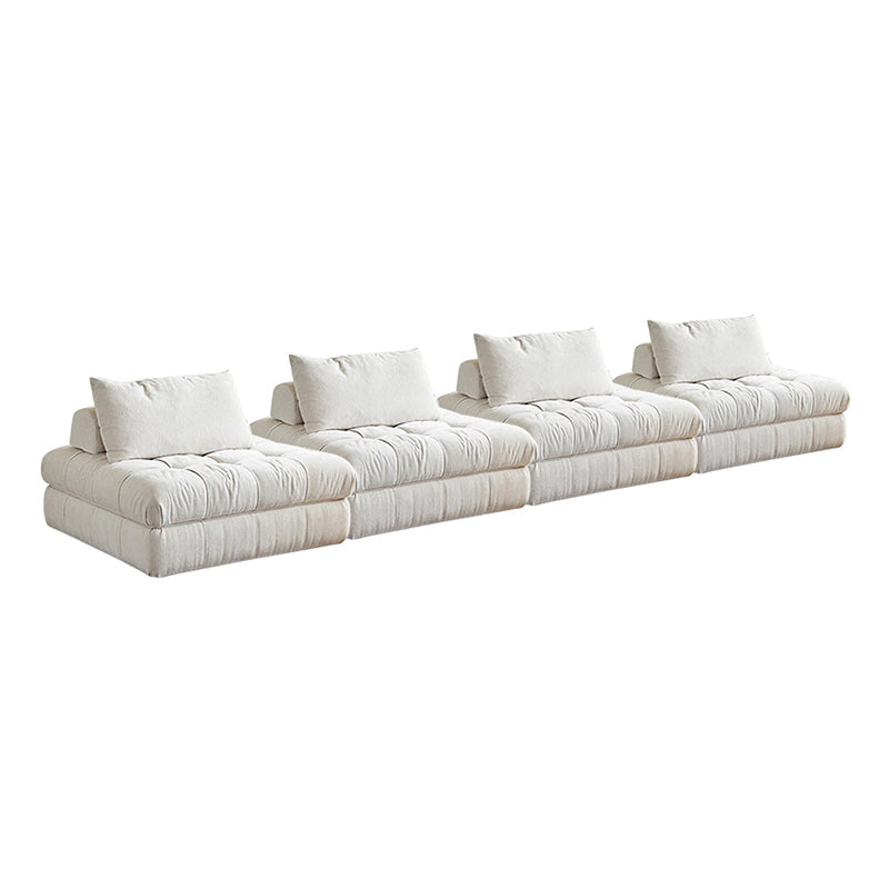 Block Modular White Sectional-White-4 Seater 173.2"