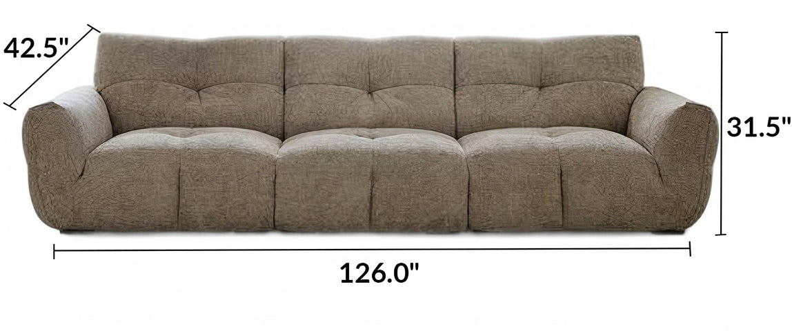 Cocoa Loaf Fabric Sofa