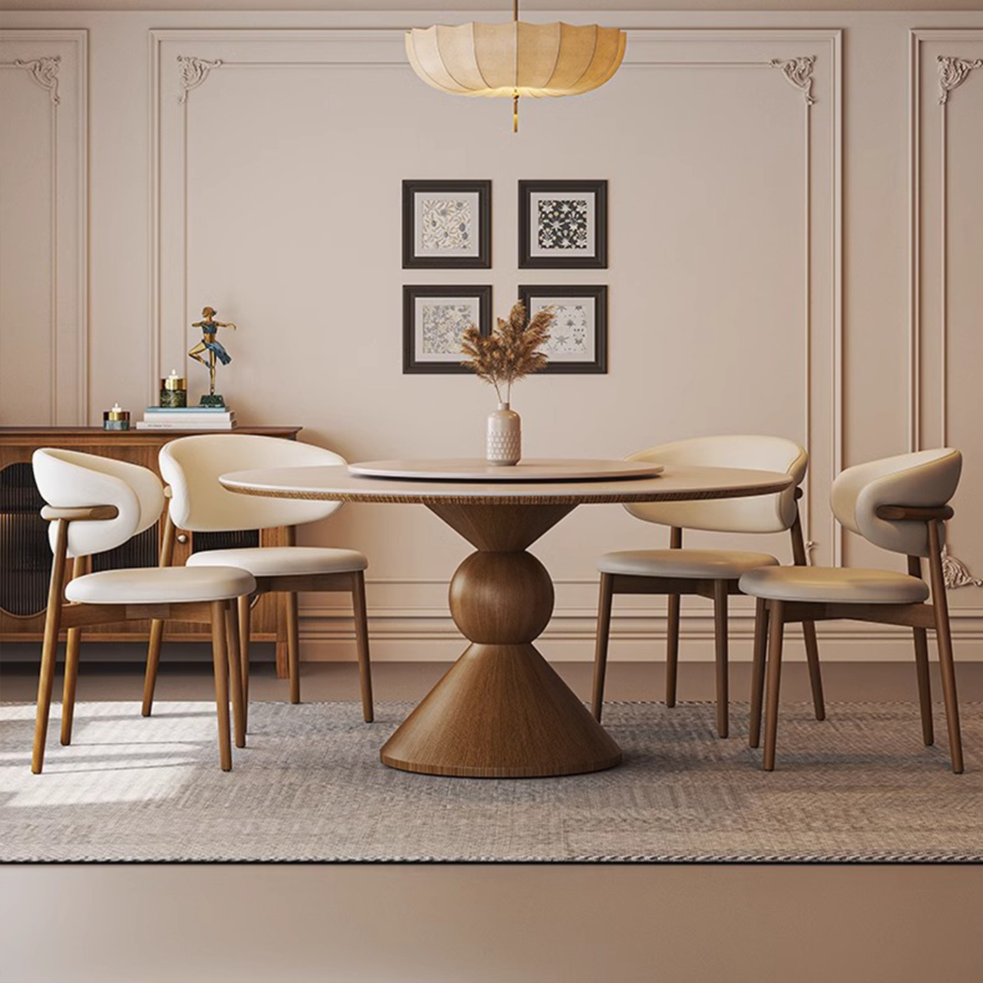 Solace Rotating Round Dining Table