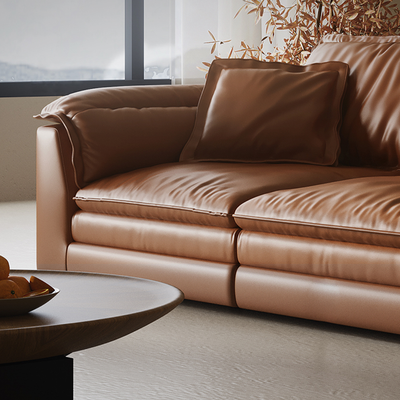 Bergamo Classic Italian Leather Sofa