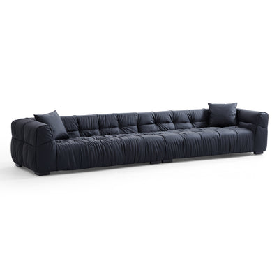 Boba Black Leathaire Sofa-hidden