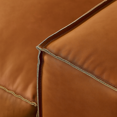 Kendall Italian Top Grain Leather Sofa-Tan