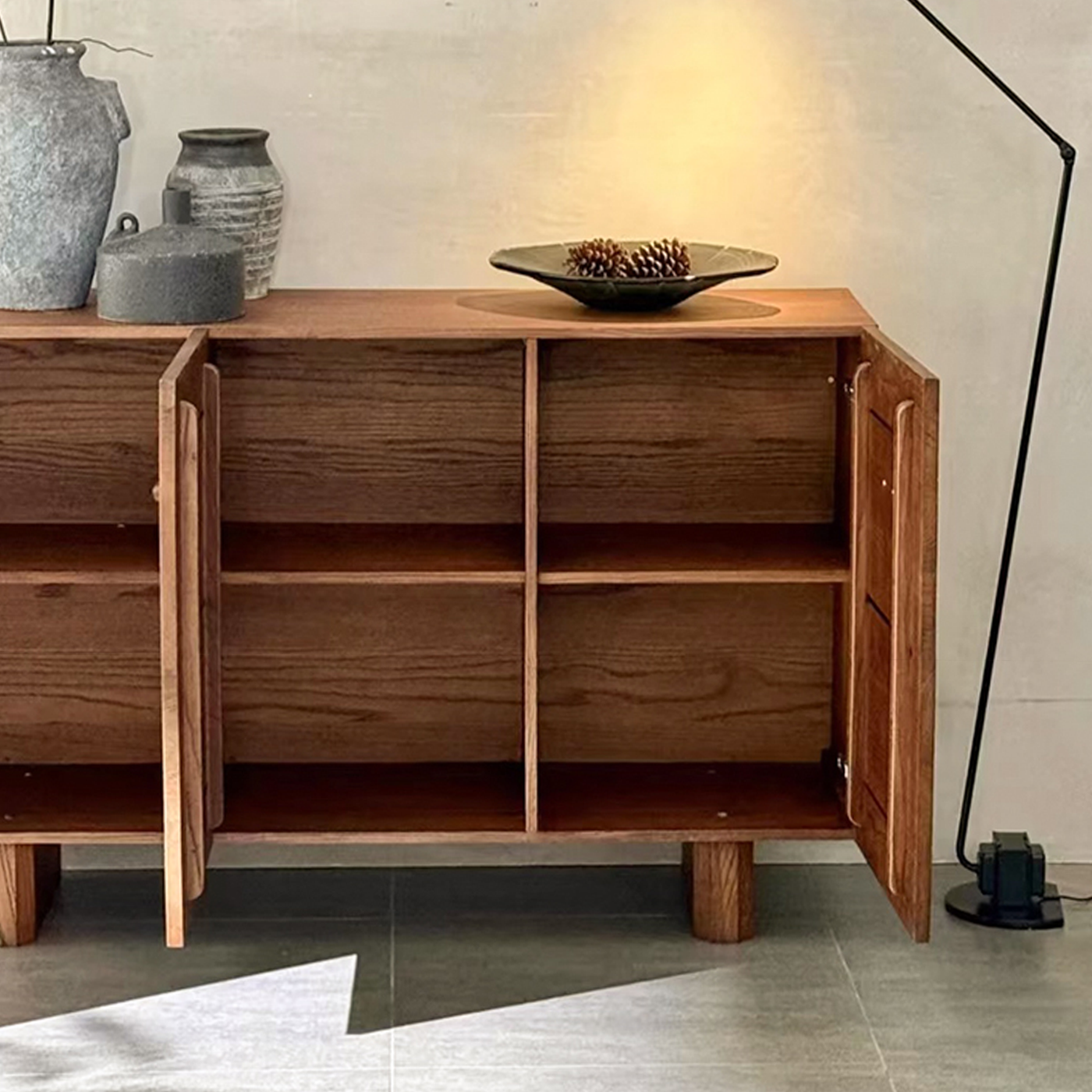 Carrollton Solid Wood Louver Sideboard