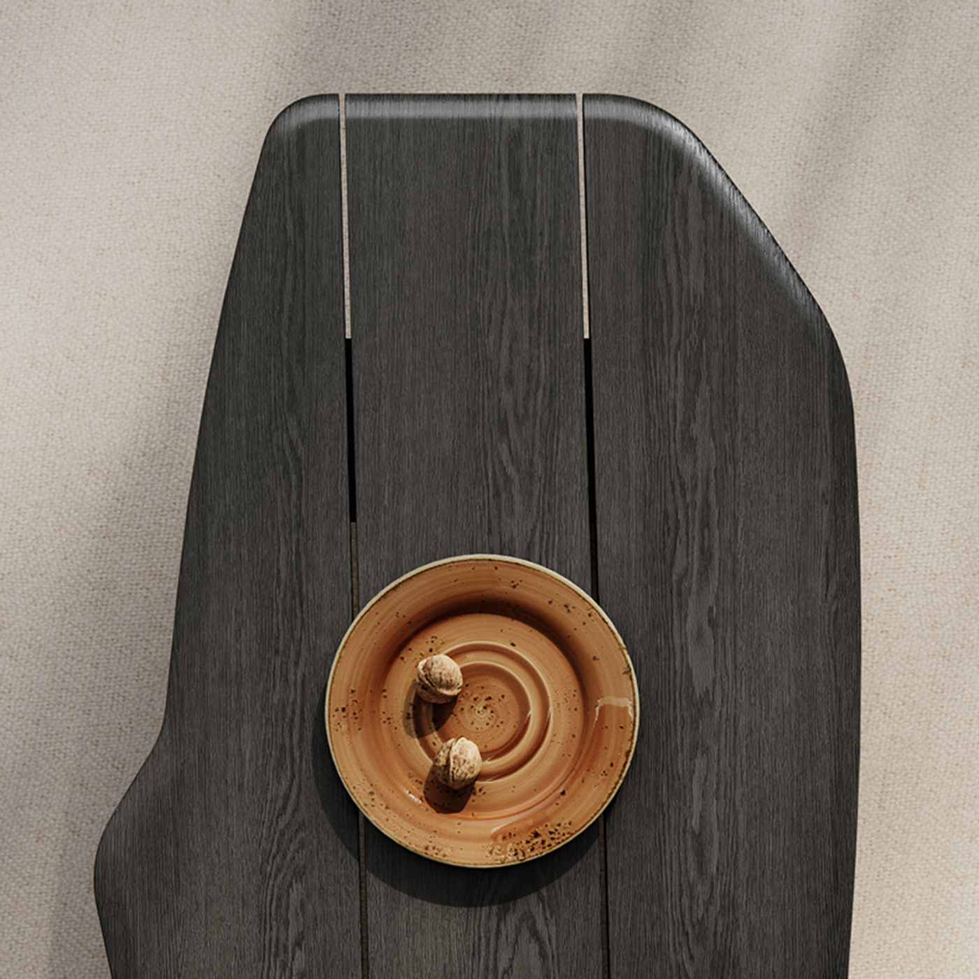 Darkwood Sculpt Coffee Table