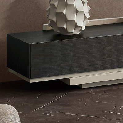 Slate & Ivory Modern TV Stand