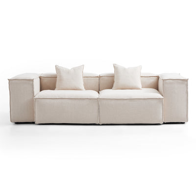 Freedom Modular Gray Sofa-Khaki-High-106.3″
