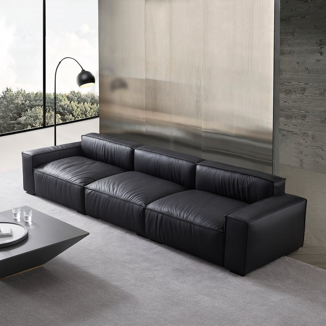 Deep Black Sofa SOKA HOME - Main Image